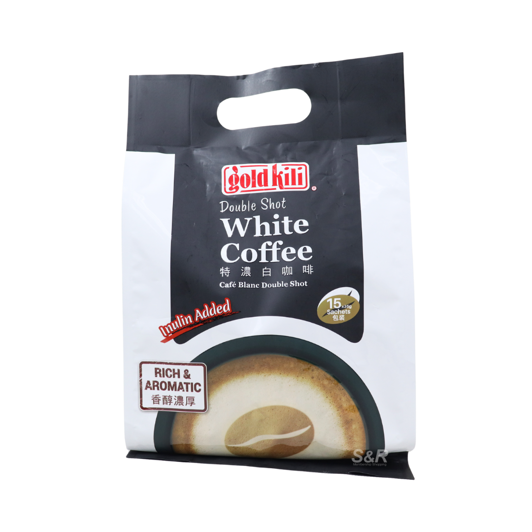 Gold Kili Double Shot White Coffee 35g x 15 sachets